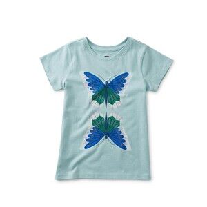 Tea Collection Carnaval Butterfly Graphic Tee Sz 16 NWT